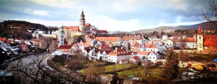 Framed Print : Krumlov in early Spring Framed Print : Krumlov in early Spring