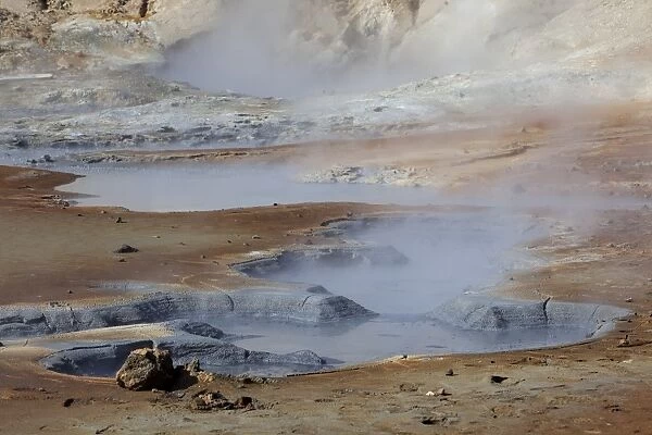 Krysuvik geothermal area, Reykjanes Peninsula, South Iceland, Iceland, Europe