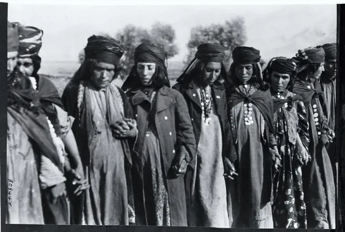 Framed Print : Kudish Men Wearing Robes and Headdress Framed Print : Kudish Men Wearing Robes and Headdress