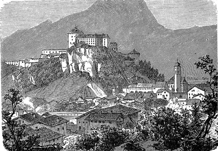 Framed Print : Kufstein in Tyrol, Austria, in 1870, Kufstein in Tyrol, digitally restored reproduction of an original 19th-century painting Framed Print : Kufstein in Tyrol, Austria, in 1870, Kufstein in Tyrol, digitally restored reproduction of an original 19th-century painting