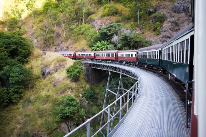 Framed Print : Kuranda scenic railway train, Queensland Framed Print : Kuranda scenic railway train, Queensland