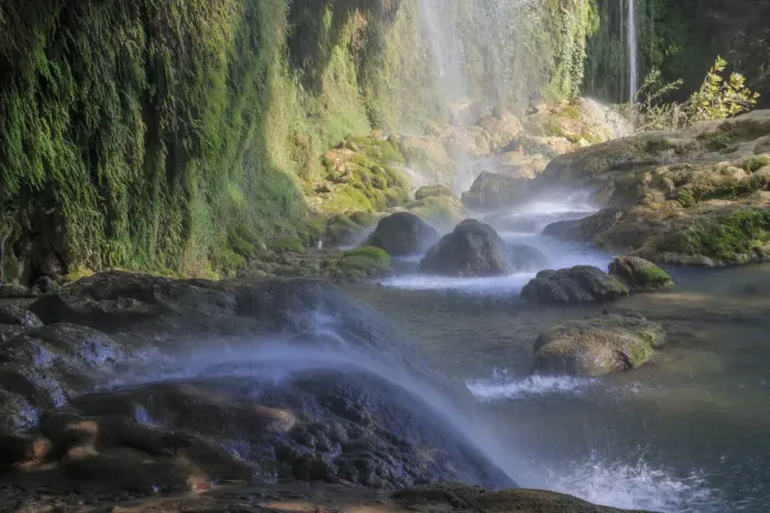 Framed Print : Kursunlu Waterfalls and Aksu River, Antalya, Antalya Province, Turkey