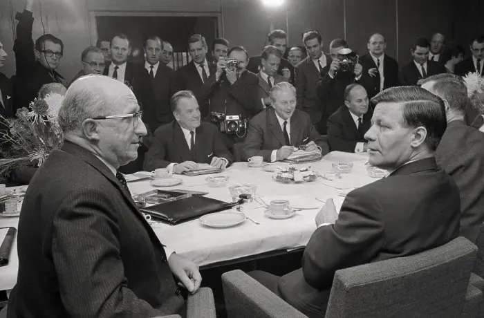 Framed Print : Kurt George Kiesinger and Others in Democratic Session Framed Print : Kurt George Kiesinger and Others in Democratic Session