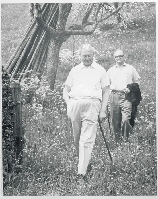 Framed Print : Kurt George Kiesinger on Outdoor Hike Framed Print : Kurt George Kiesinger on Outdoor Hike