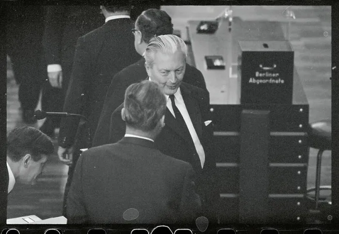 Framed Print : Kurt George Kiesinger and Willy Brandt Together Framed Print : Kurt George Kiesinger and Willy Brandt Together