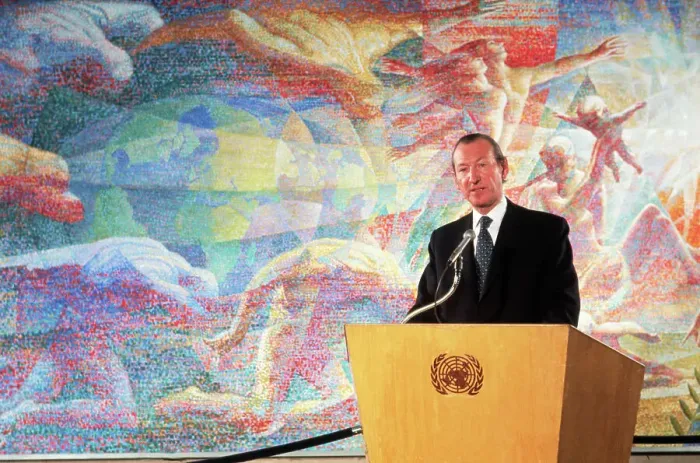 Framed Print : Kurt Waldheim Addressing the United Nations Framed Print : Kurt Waldheim Addressing the United Nations