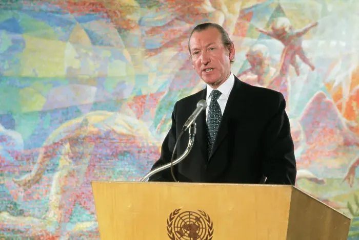 Framed Print : Kurt Waldheim Addressing the United Nations Framed Print : Kurt Waldheim Addressing the United Nations