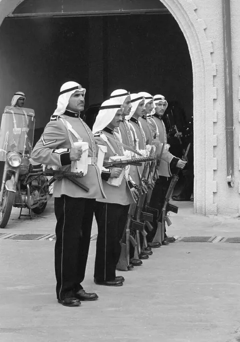 Framed Print : Kuwait Royal Guards Guarding Palace Framed Print : Kuwait Royal Guards Guarding Palace