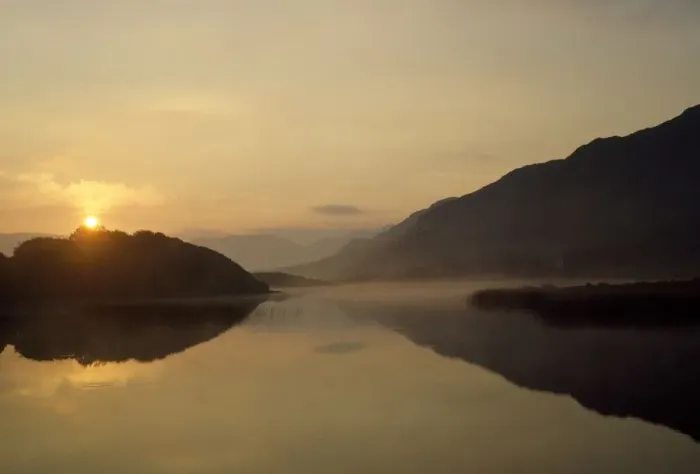 Framed Print : Kylemore Lough, County Galway, Connemara, Ireland