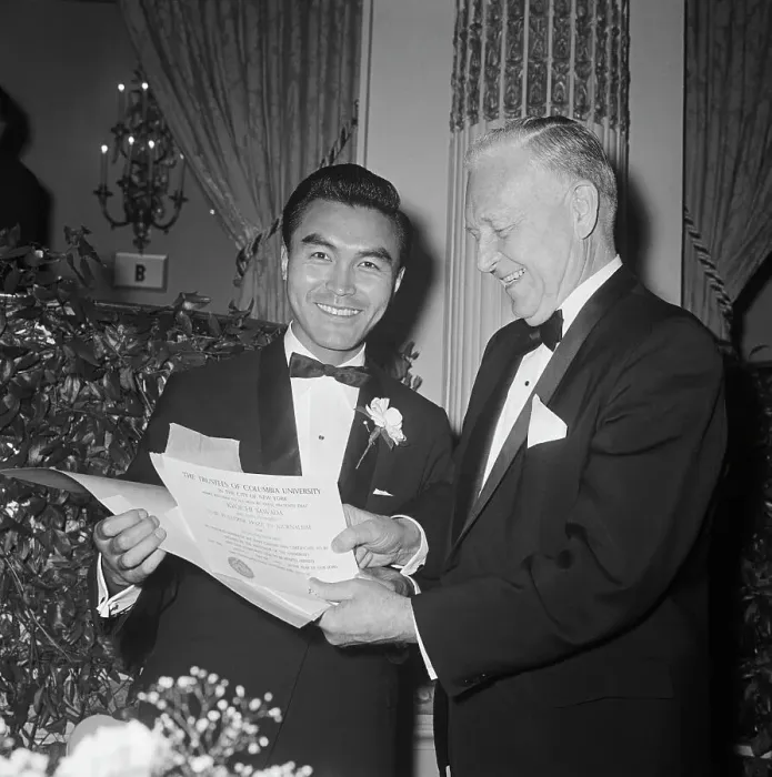 Framed Print : Kyoichi Sawada Receiving Pulitzer Prize Framed Print : Kyoichi Sawada Receiving Pulitzer Prize