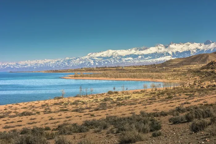 Framed Print : Kyrgystan, Lake Issyk-kul Framed Print : Kyrgystan, Lake Issyk-kul