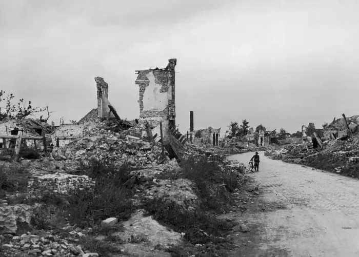Framed Print : La Bassee Ruined Framed Print : La Bassee Ruined