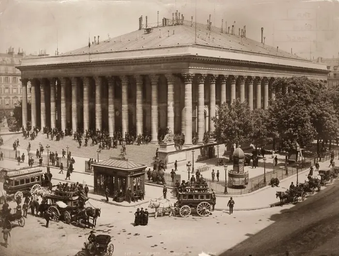 Framed Print : La Bourse. The Paris Stock Exchange or La Bourse Framed Print : La Bourse. The Paris Stock Exchange or La Bourse