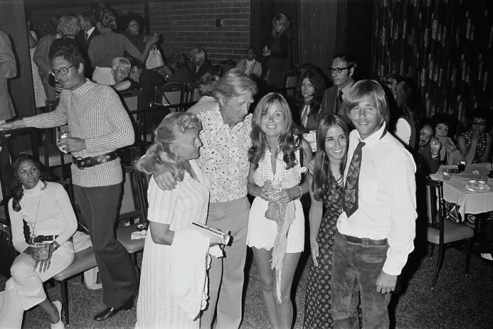 Framed Print : La Costa Annual Celebrity Tennis Tournament Party, 1971 Framed Print : La Costa Annual Celebrity Tennis Tournament Party, 1971
