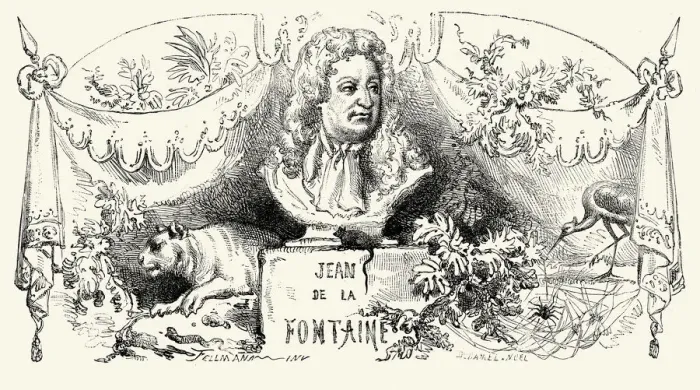 Framed Print : La Fontaines Fables Framed Print : La Fontaines Fables