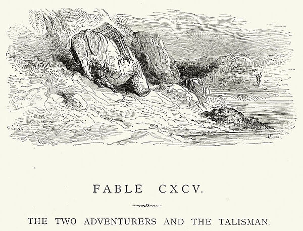 La Fontaines Fables - Two Adventurers and the Talisman