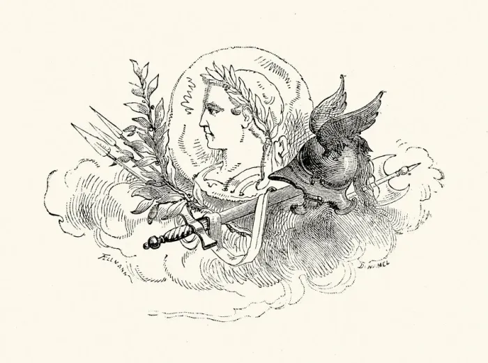 Framed Print : La Fontaines Fables - Alexander the Great Framed Print : La Fontaines Fables - Alexander the Great