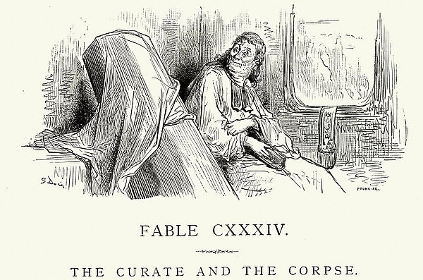 La Fontaines Fables - Curate and the Corpse