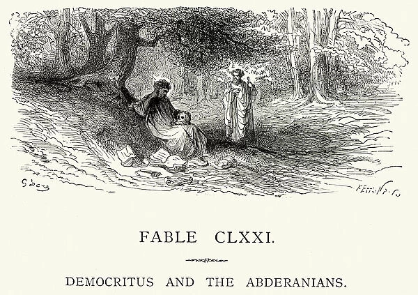 La Fontaines Fables - Democritus and the Abderanians