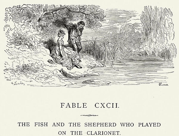 La Fontaines Fables - Fish and the Shepherd