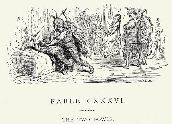La Fontaines Fables - The Two Fowls