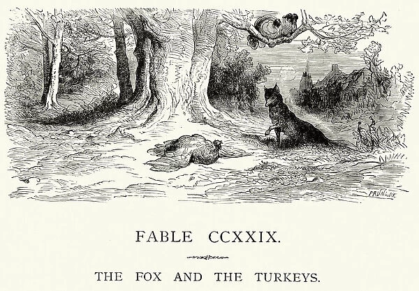 La Fontaines Fables - Fox and the Turkeys