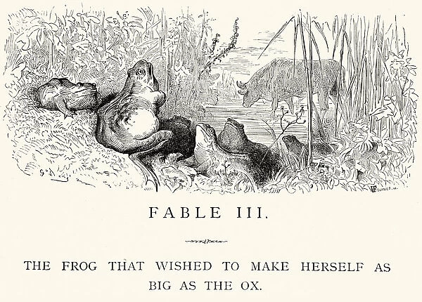 La Fontaines Fables - The Frog and Ox