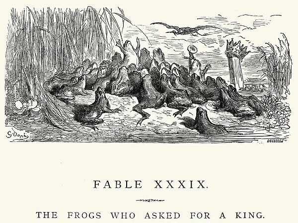 La Fontaines Fables - Frogs who asked for a King