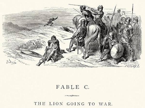 La Fontaines Fables - The Lion going to War
