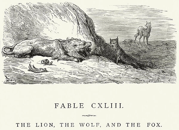 La Fontaines Fables - Lion Wolf and the Fox