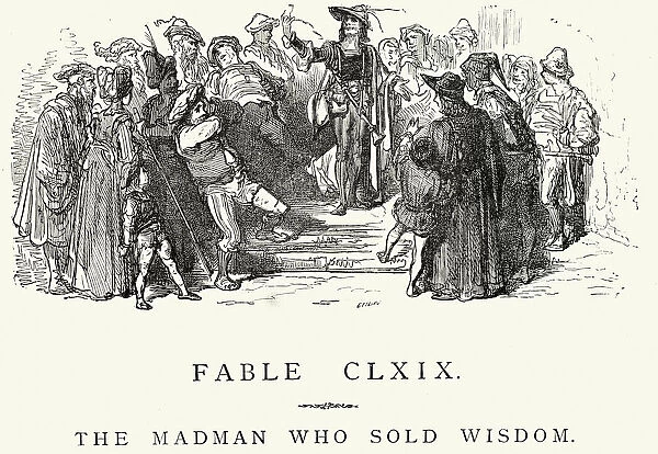 La Fontaines Fables - The Madman who sold Wisdom