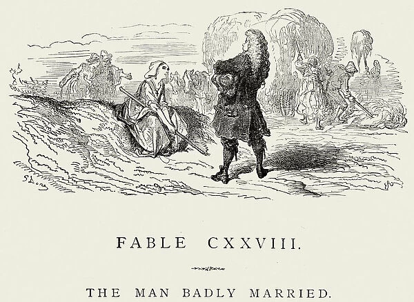 La Fontaines Fables - The Man badly Married