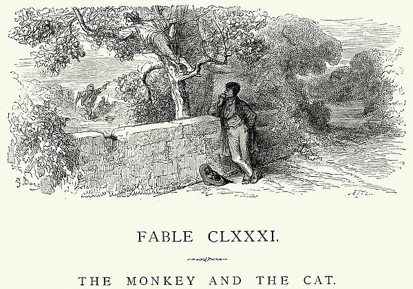 La Fontaines Fables - Monkey and the Cat