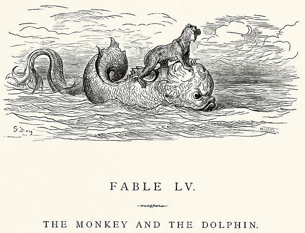 La Fontaines Fables - Monkey and the Dolphin