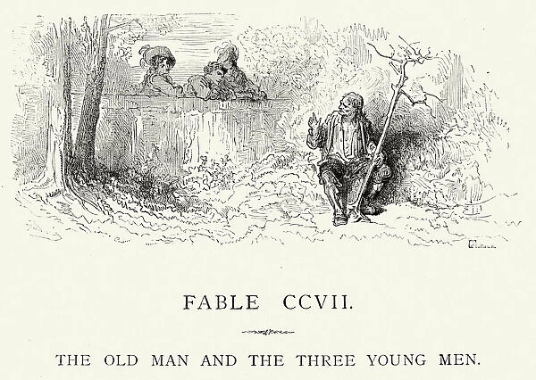 La Fontaines Fables - Old Man and the Young Men