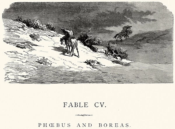 La Fontaines Fables - Phoebus and Boreas