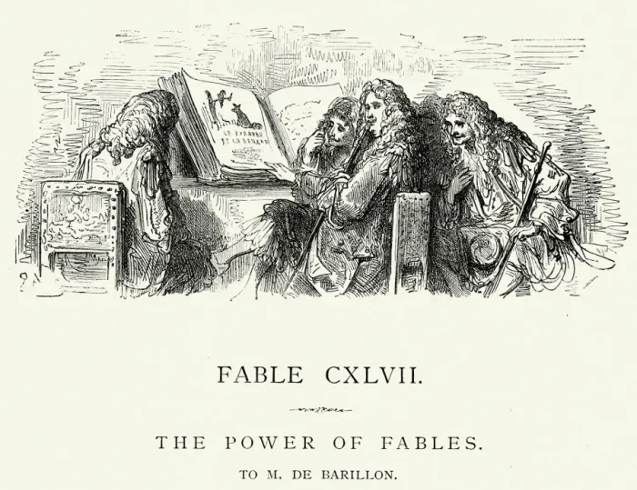 Framed Print : La Fontaines Fables - The Power of Fables Framed Print : La Fontaines Fables - The Power of Fables