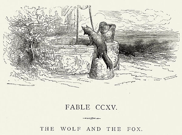 La Fontaines Fables - Wolf and the Fox
