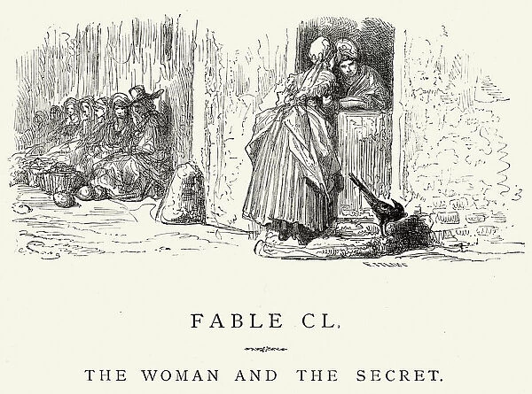 La Fontaines Fables - Woman and the Secret