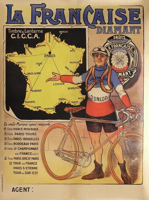 Framed Print : La Française Diamant Framed Print : La Française Diamant