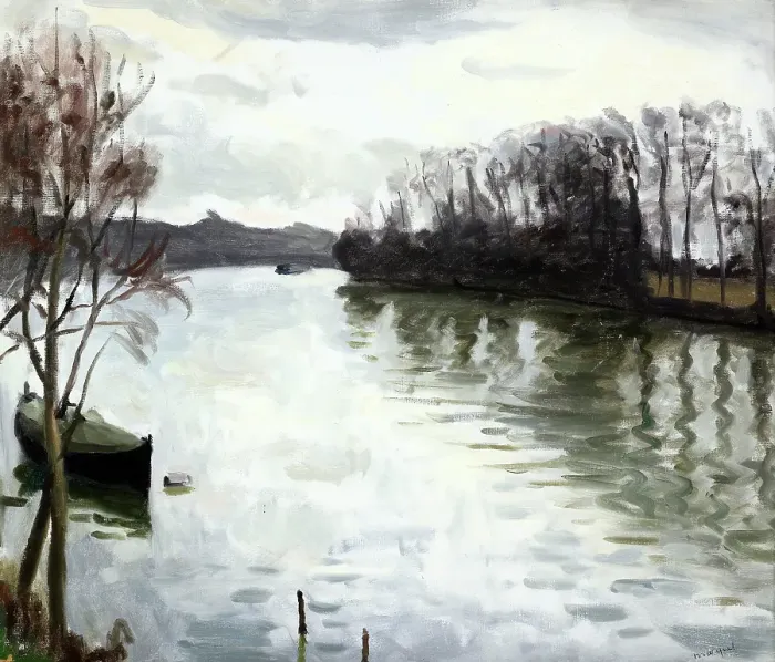 Framed Print : La Frette, Seine, circa 1935. Creator: Albert Marquet Framed Print : La Frette, Seine, circa 1935. Creator: Albert Marquet