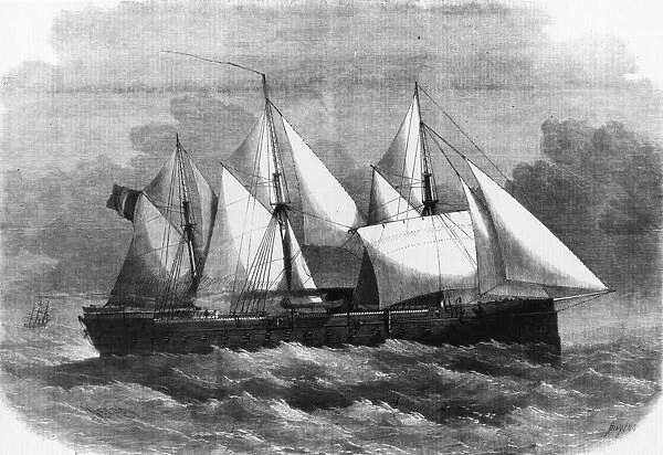 La Gloire. 9th March 1861: The French ironclad frigate La Gloire