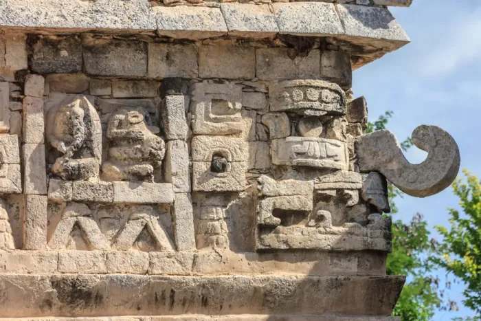 Framed Print : Detail of La Iglesia building in Chichen Itza Framed Print : Detail of La Iglesia building in Chichen Itza