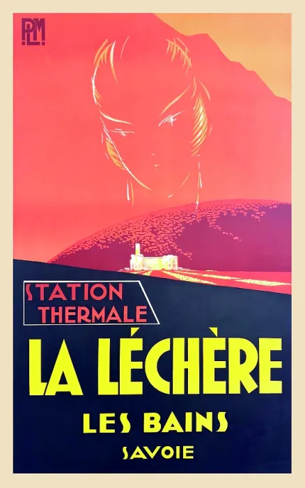 Framed Print : La Léchère Les Bains - Station Thermale Savoie