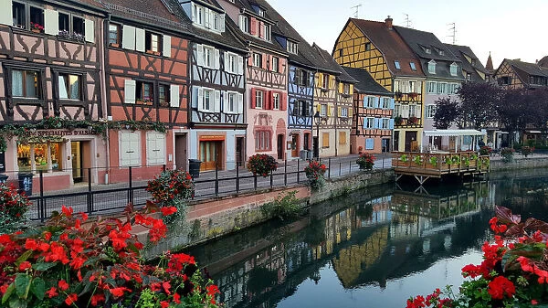 La Petite Venise, picturesque quarter in Colmar, Alsace, France