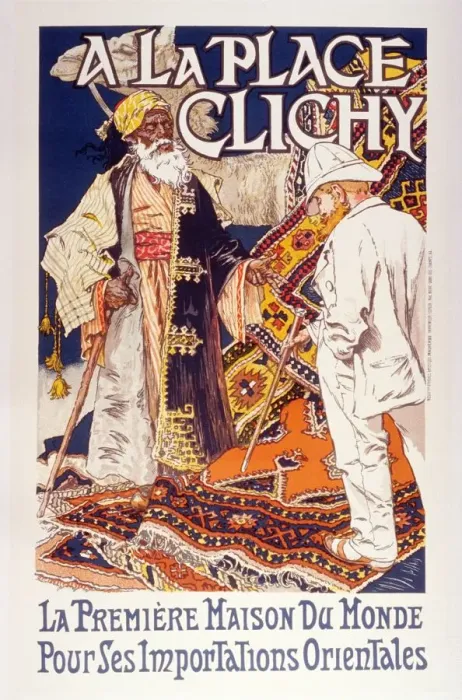 Framed Print : A la Place Clichy - Very chic Fashion Store