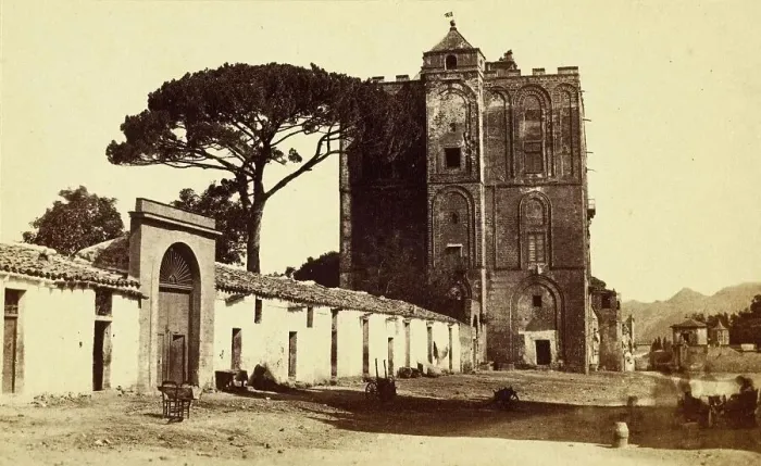 Framed Print : La Zisa, also called Castello della Zisa or Zisa, is a palace in the west of Palermo, 1870, Sicily, Italy, Historic, digitally restored reproduction from a 19th century original Framed Print : La Zisa, also called Castello della Zisa or Zisa, is a palace in the west of Palermo, 1870, Sicily, Italy, Historic, digitally restored reproduction from a 19th century original