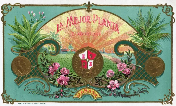 Framed Print : Label for La Mejor Planta Elaborados Cigar Box Framed Print : Label for La Mejor Planta Elaborados Cigar Box
