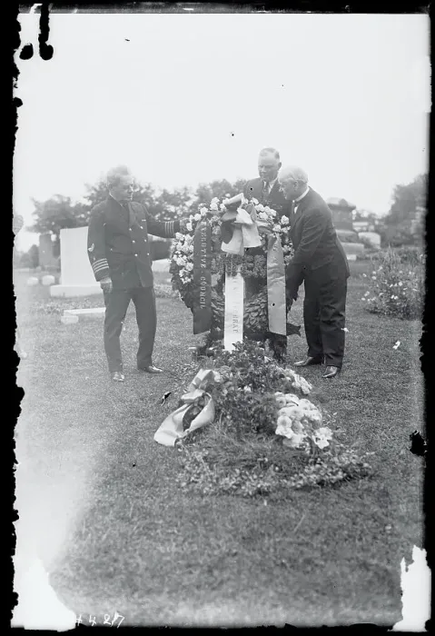 Framed Print : Labor Day Ceremonies at Gravesite of Samuel Gompers Framed Print : Labor Day Ceremonies at Gravesite of Samuel Gompers