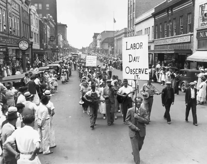 Framed Print : Labor Day Parade Framed Print : Labor Day Parade